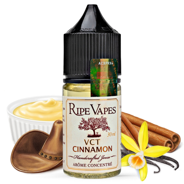 Concentré VCT Cinnamon | Ripe Vapes | Vanille - Custard - Cannelle - Classic | 30 ml