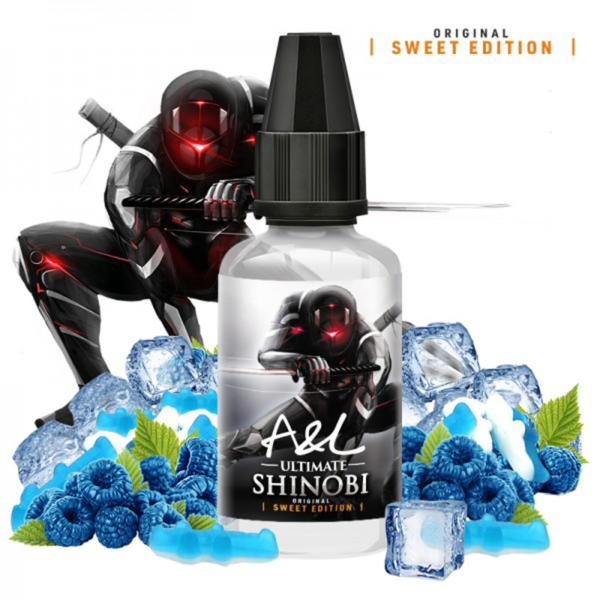 Concentré Shinobi Sweet Edition Ultimate Arômes et liquides & Framboise Bleue Frais 30 ml