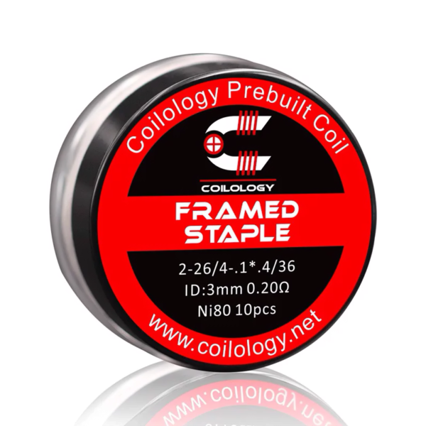 Pack 10 Framed Staple 0.20 Ohm - 0.30 Ohm Coilology