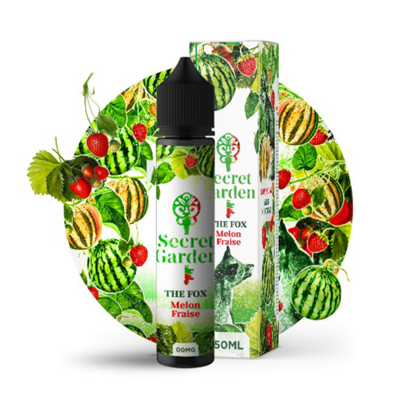 The Fox 50 ml Secret Garden Secret's LAb Melon Fraise Frais E-liquide PG/VG: 50/50