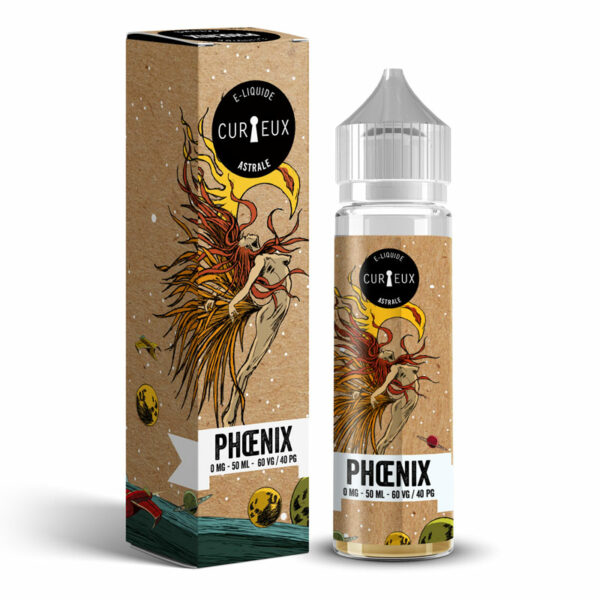 Phoenix Curieux Astrale Crème vanille custard noix de coco 50 ml
