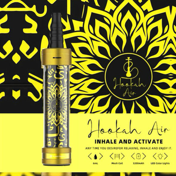 e-chicha-portable-hookah-air-6ml-3200mah-oriental-gold-fumytech