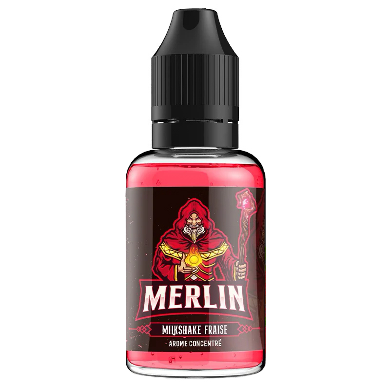 Concentré Merlin Lait - Fraise Xcalibur 30 ml