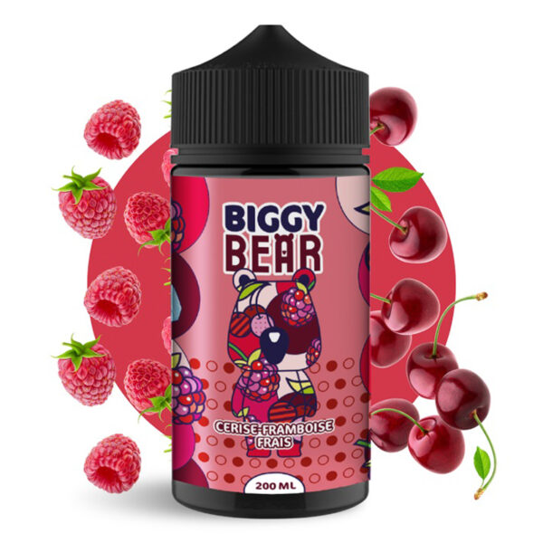 Cerise Framboise Frais Biggy Bear 200ml