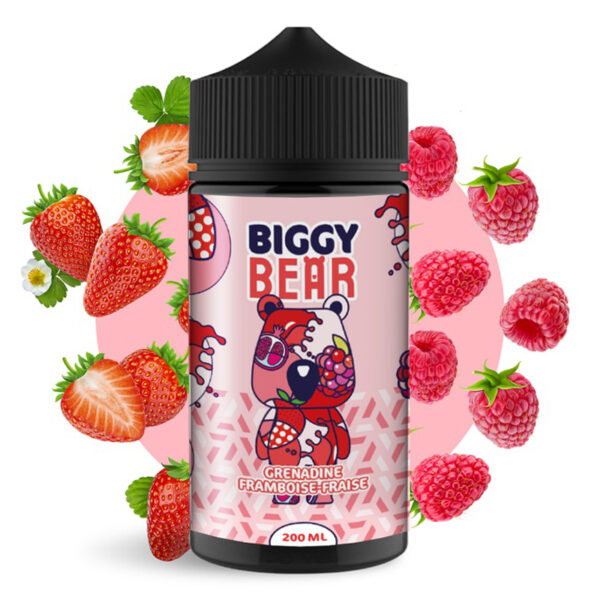 Grenadine Framboise Fraise Biggy Bear: Un Mélange Irrésistible de Fruits