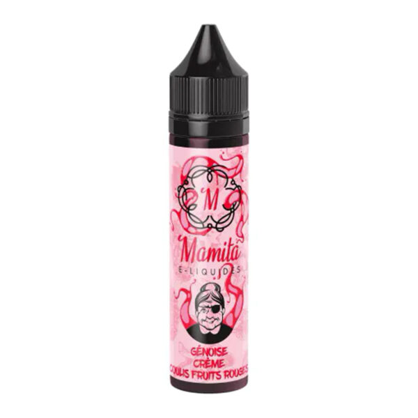 Génoise crème coulis de fruits rouges Mamita 50 ml