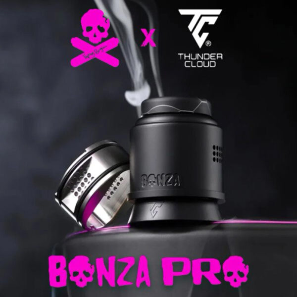 Bonza Pro RDA par Thunder Cloud x Vaping Bogan logo