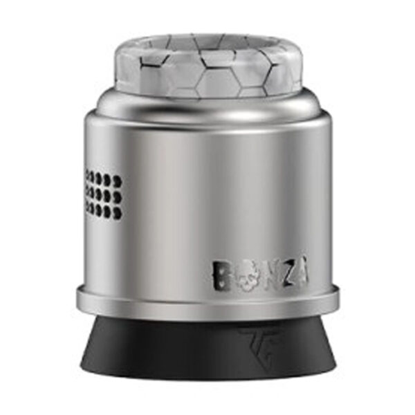 Bonza Pro RDA par Thunder Cloud x Vaping Bogan silver