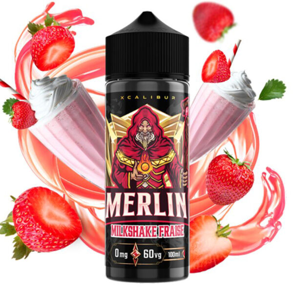 Merlin XCalibur Milkshake Fraise 100 ml