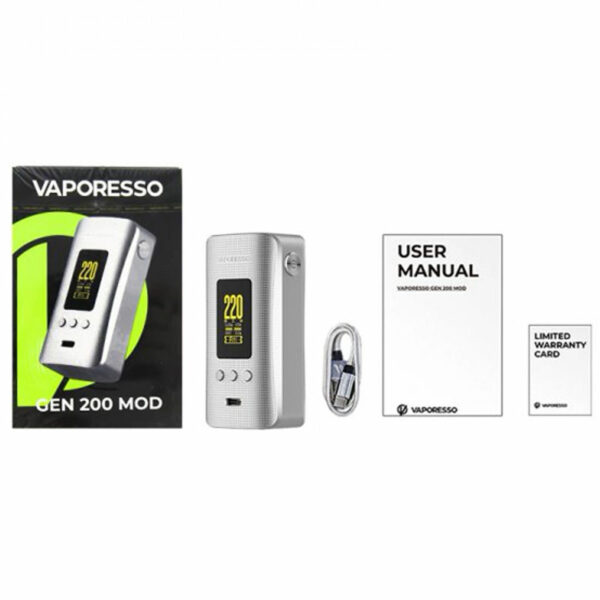 Box Gen 200 New Colors Vaporesso Boîte