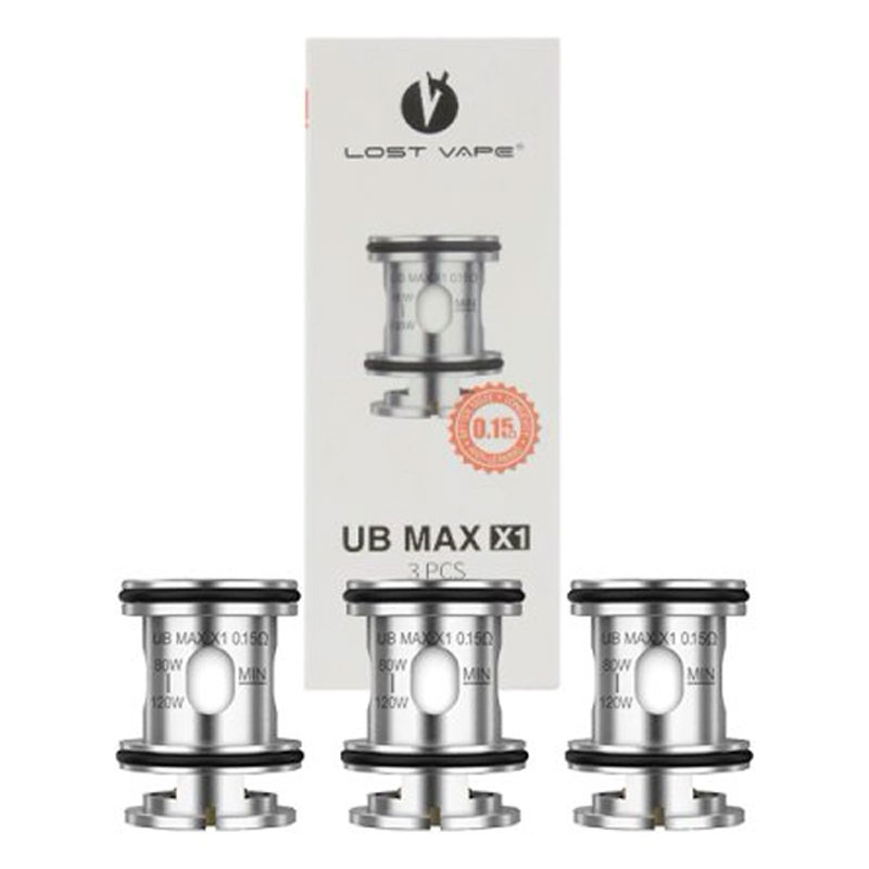 Résistances UB Max Lost Vape 0,15 ohm